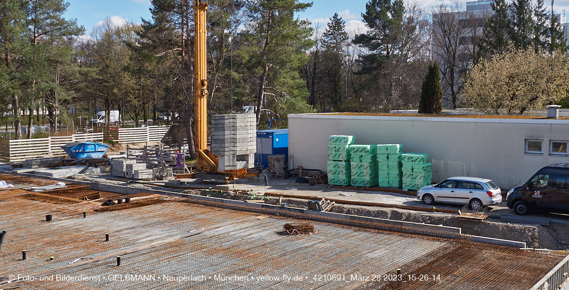 28.03.2023 - Baustelle Haus für Kinder in Neuperlach